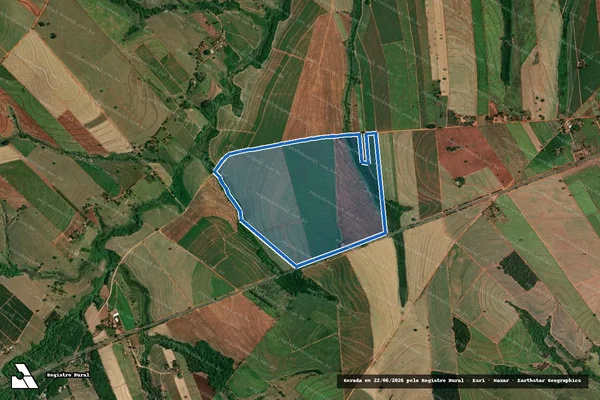 Imagem de satélite de Fazenda Santa Rosa / Parte 2 em Penápolis - SP