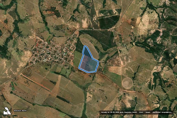 Imagem de satélite de Fazenda Extrema, lugar Capão da Lagoa - Parte 2 em Biquinhas - MG
