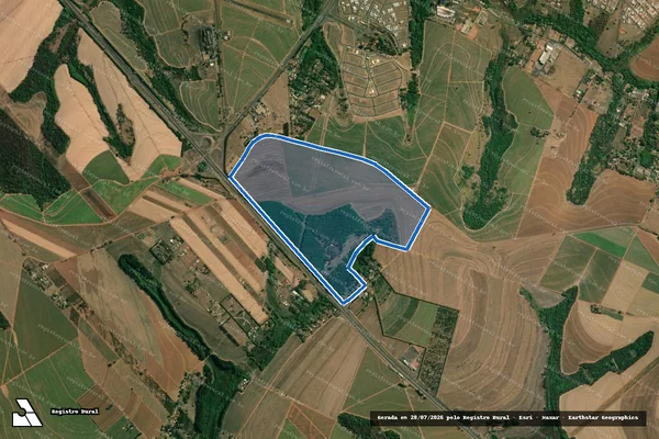 Imagem de satélite de Fazenda Córrego Raso em Matão - SP