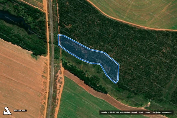 Imagem de satélite de FAZENDA SOCRATES em Sonora - MS