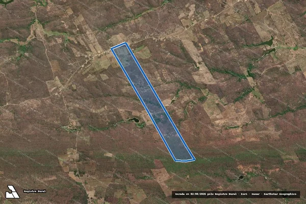 Imagem de satélite de LOTE 1680 - SITIO TATAIRA  - Parte 1 em Campos Sales - CE