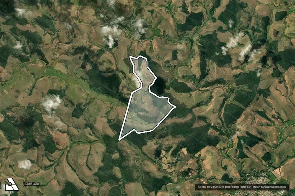 Imagem de satélite de FAZENDA POUSO ALEGRE (ÁREA 01) - Parcela 1 em Volta Grande - MG