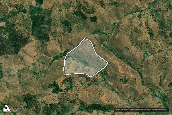 Imagem de satélite de FAZENDA BOM JARDIM - em Jampruca - MG