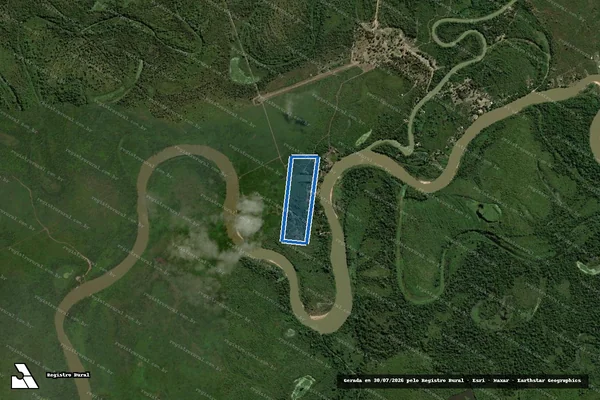 Imagem de satélite de FAZENDA BAÍA DAS PEDRAS - Parte 3 em Poconé - MT
