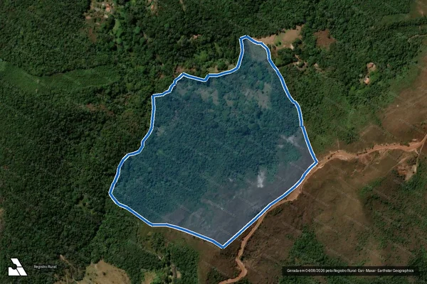 Imagem de satélite de Botafogo - Parte 1 em Ouro Preto - MG