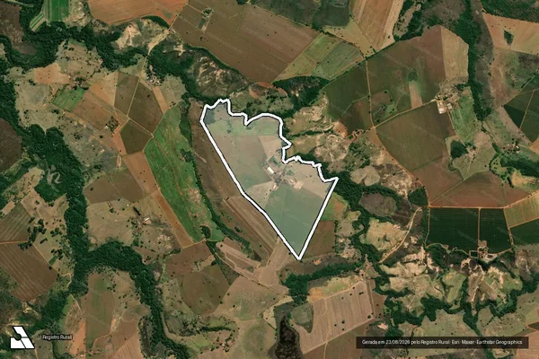 Imagem de satélite de FAZENDA SOBRADO - Parte 1 em Rio Paranaíba - MG