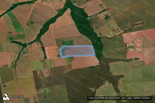 Imagem de satélite de Lote 28 ? Projeto de Assentamento Pontal do Marape - LOTE 028 em Nova Mutum - MT