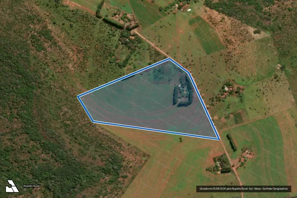 Imagem de satélite de PROJETO DE ASSENTAMENTO ITAQUI - Lote 170 em São Gabriel do Oeste - MS