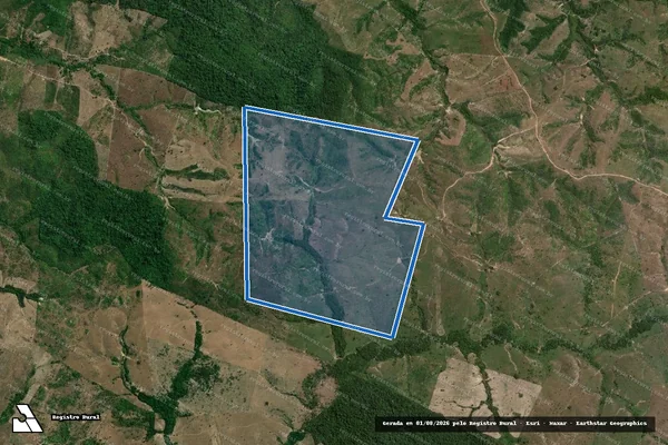 Imagem de satélite de FAZENDA PARAÍSO II - Parte 2 em Rondon do Pará - PA