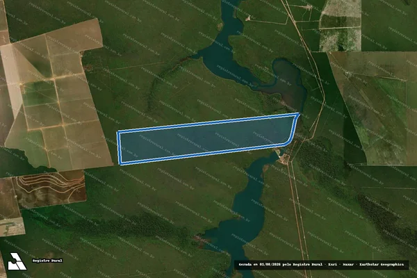Imagem de satélite de FAZENDA SOSSEGO - Parte 1 em Campos de Júlio - MT