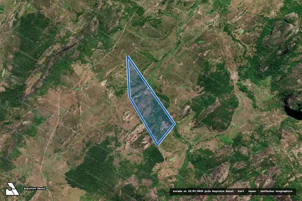 Imagem de satélite de FAZENDA ITAMINEIRA - Parte 3 em Jacinto - MG
