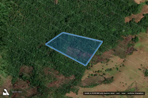 Imagem de satélite de FAZENDA CONSTANTINO - Area A Desmembrar em Miradouro - MG