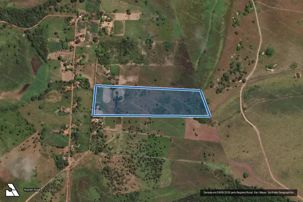 Imagem de satélite de FAZENDA IPOEIRA - FAZENDA IPOEIRA DENOMINANDO MARAVILHA em Arinos - MG