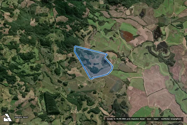 Imagem de satélite de Fazenda Panorama - PARCELA 01 em Camaquã - RS