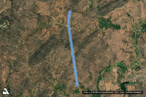 Imagem de satélite de Ipoeiras - Parcela 1 em Camalaú - PB