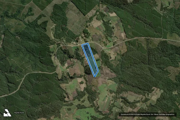 Imagem de satélite de Lote 08 ? PA Rio da Lagoa - Lote 08 ? B em Rio Negrinho - SC