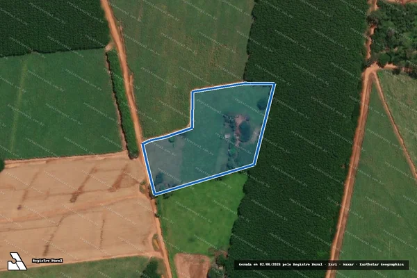 Imagem de satélite de CHÁCARA DOIS IRMÃOS - CHÁCARA DOIS IRMÃOS em Tabapuã - SP