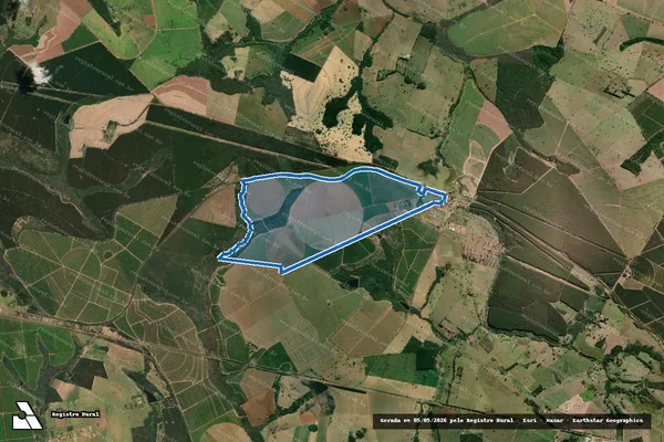 Imagem de satélite de FAZENDA DA BARRA - Parte 2 em Avaré - SP