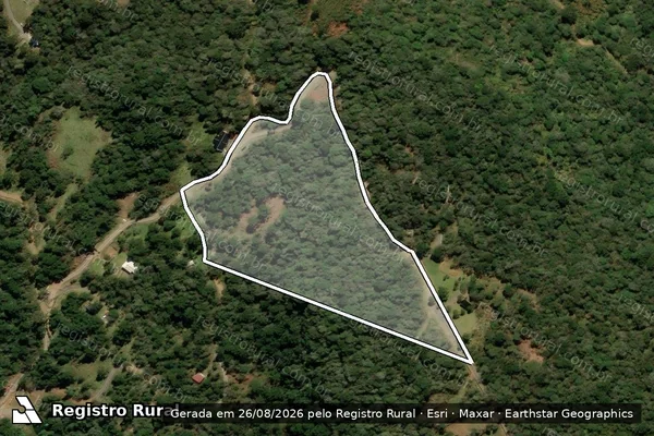 Imagem de satélite de Fazenda Campestre dos Pintos - GLEBA 01 em Urubici - SC