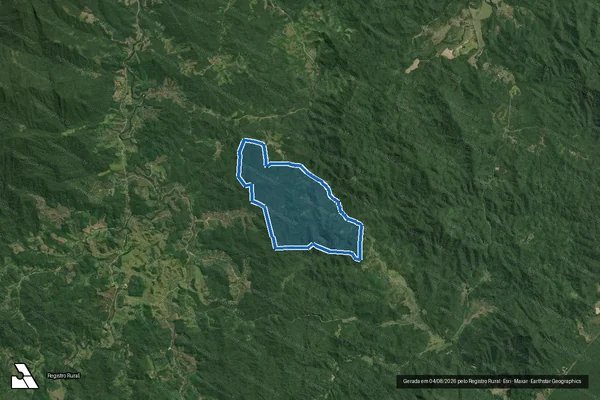 Imagem de satélite de Fazenda Colônia Velha em Cananéia - SP