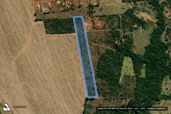 Imagem de satélite de FAZENDA BARREIRINHO DA CONDESSA - Parcela 1 em Abadiânia - GO