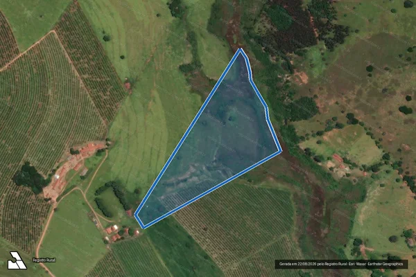 Imagem de satélite de Fazenda Santa Luiza - Parte 1 em Duartina - SP