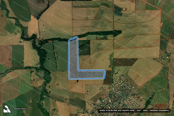 Imagem de satélite de FAZENDA DUAS BARRAS - Gleba 04 em Santo Inácio - PR