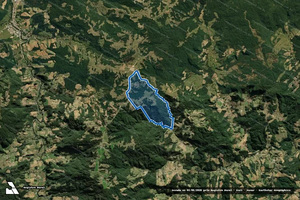 Imagem de satélite de Sitio Steinhenser Hang - Parcela 1 em Angelina - SC