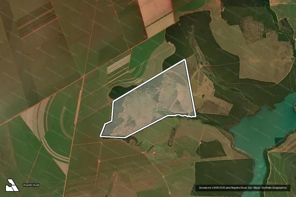Imagem de satélite de Fazenda São Jorge - Parcela 1 em Itiquira - MT
