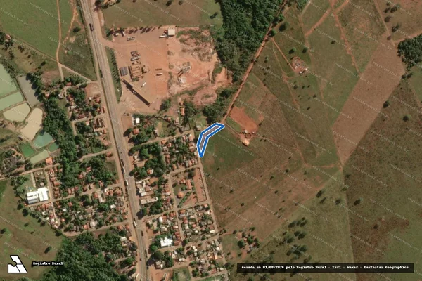 Imagem de satélite de Fazenda Boa Vista II - Estrada Municipal em Rondonópolis - MT