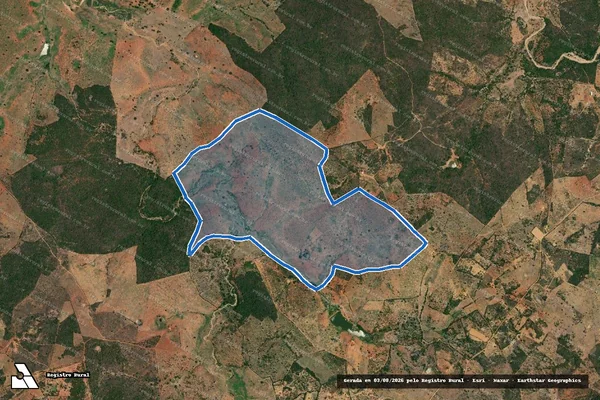 Imagem de satélite de FAZENDA MUNDURI - GLEBA A em Belo Campo - BA