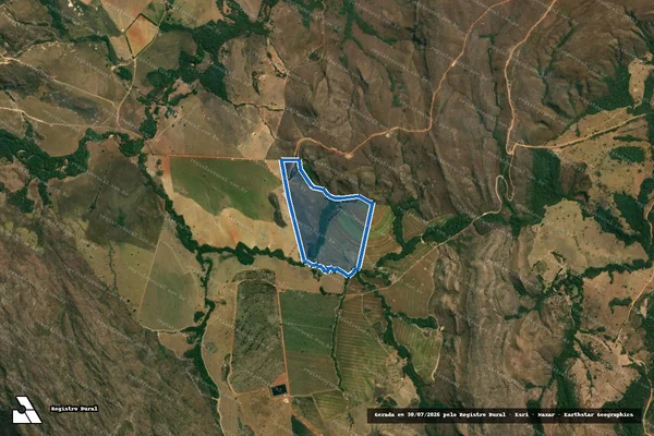 Imagem de satélite de Fazenda São Jerônimo - Parcela 06 em Sacramento - MG
