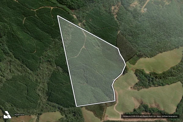 Imagem de satélite de Fazenda Monteiro - Município de Piraí do Sul em Piraí do Sul - PR