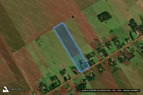 Imagem de satélite de Projeto de Assentamento Itamarati I ? CUT - LOTE 236 em Ponta Porã - MS
