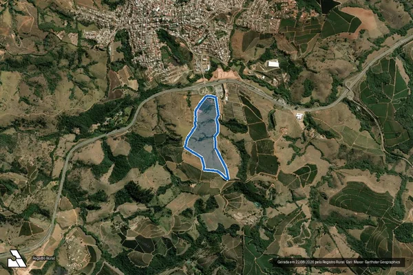 Imagem de satélite de Fazenda Mirante - Parte 1 em Santo Antônio do Amparo - MG
