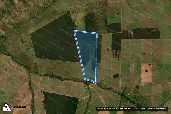 Imagem de satélite de Fazenda Modelo - Parcela 1 em Santa Rita do Pardo - MS