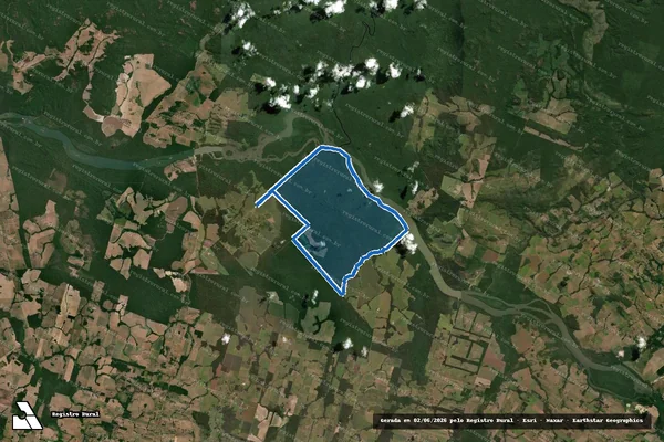 Imagem de satélite de Fazenda Cristalino em Alta Floresta - MT