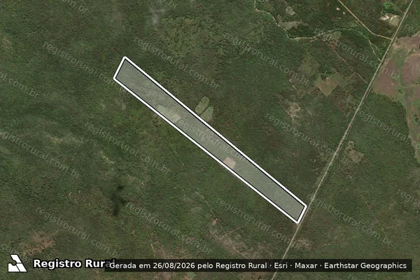 Imagem de satélite de PROJETO DE ASSENTAMENTO CORDÃO DE SOMBRA ? LOTE 94 - Parte 1 em Mossoró - RN