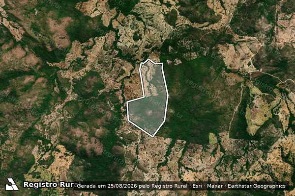 Imagem de satélite de FAZENDA DE CIMA - Parte 1 em Faina - GO