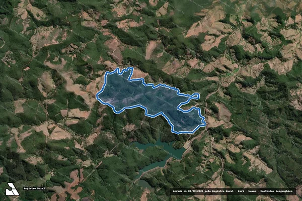 Imagem de satélite de Fazenda Fabrica da Pedreira e Outros - Parte 1 em Itabira - MG