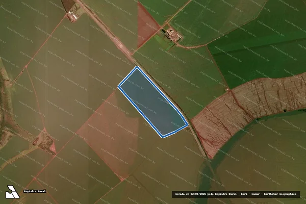 Imagem de satélite de Fazenda Nona Amália - 01 em São Gabriel do Oeste - MS