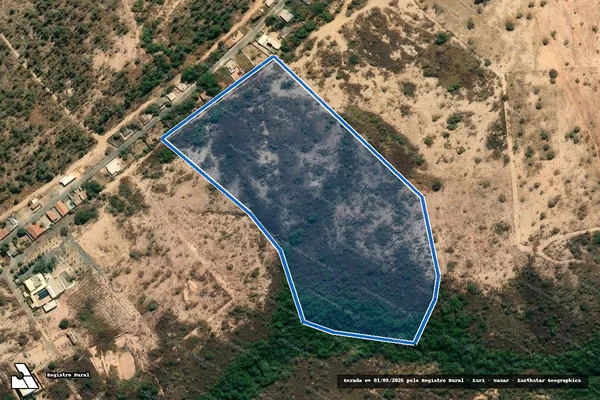 Imagem de satélite de GLEBA MORRO GRANDE NA FAZENDA CACHOEIRA - GLEBA 08 em Inimutaba - MG