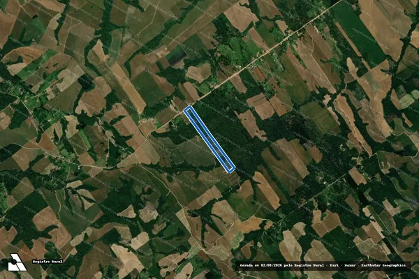 Imagem de satélite de SITIO SAO PEDRO - Parte 1 em Prudentópolis - PR
