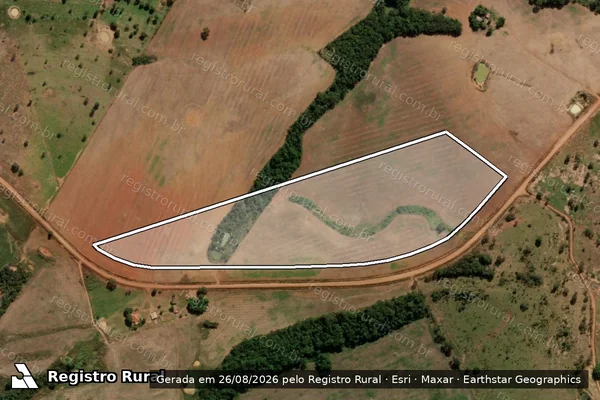 Imagem de satélite de Fazenda Boa Sorte - II em Doverlândia - GO
