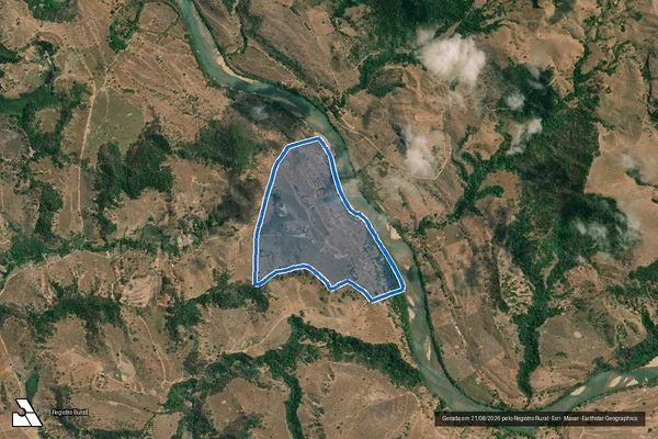 Imagem de satélite de FAZENDA POUSO ALEGRE - Parte 1 em Mesquita - MG