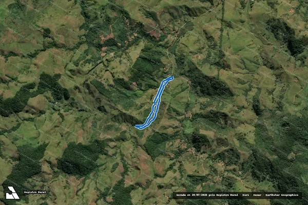 Imagem de satélite de FAZENDA CEDRO - Parte 3 em Piau - MG