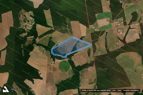 Imagem de satélite de LOTE FONSECA II - Parte 1 em Tapurah - MT