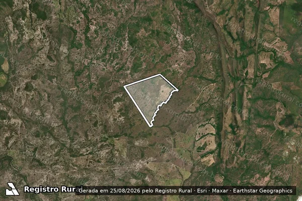 Imagem de satélite de FAZENDA HORTA, LOTE 15 - REMANESCENTE em Cavalcante - GO