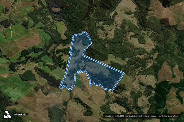 Imagem de satélite de Gleba Nº 7 da Fazenda Morro Alto - Matrícula 6.134 em Palmas - PR