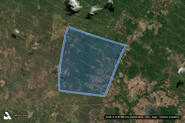 Imagem de satélite de P.A BARROCA DOS VEADOS  - Parte 1 em Pirapemas - MA